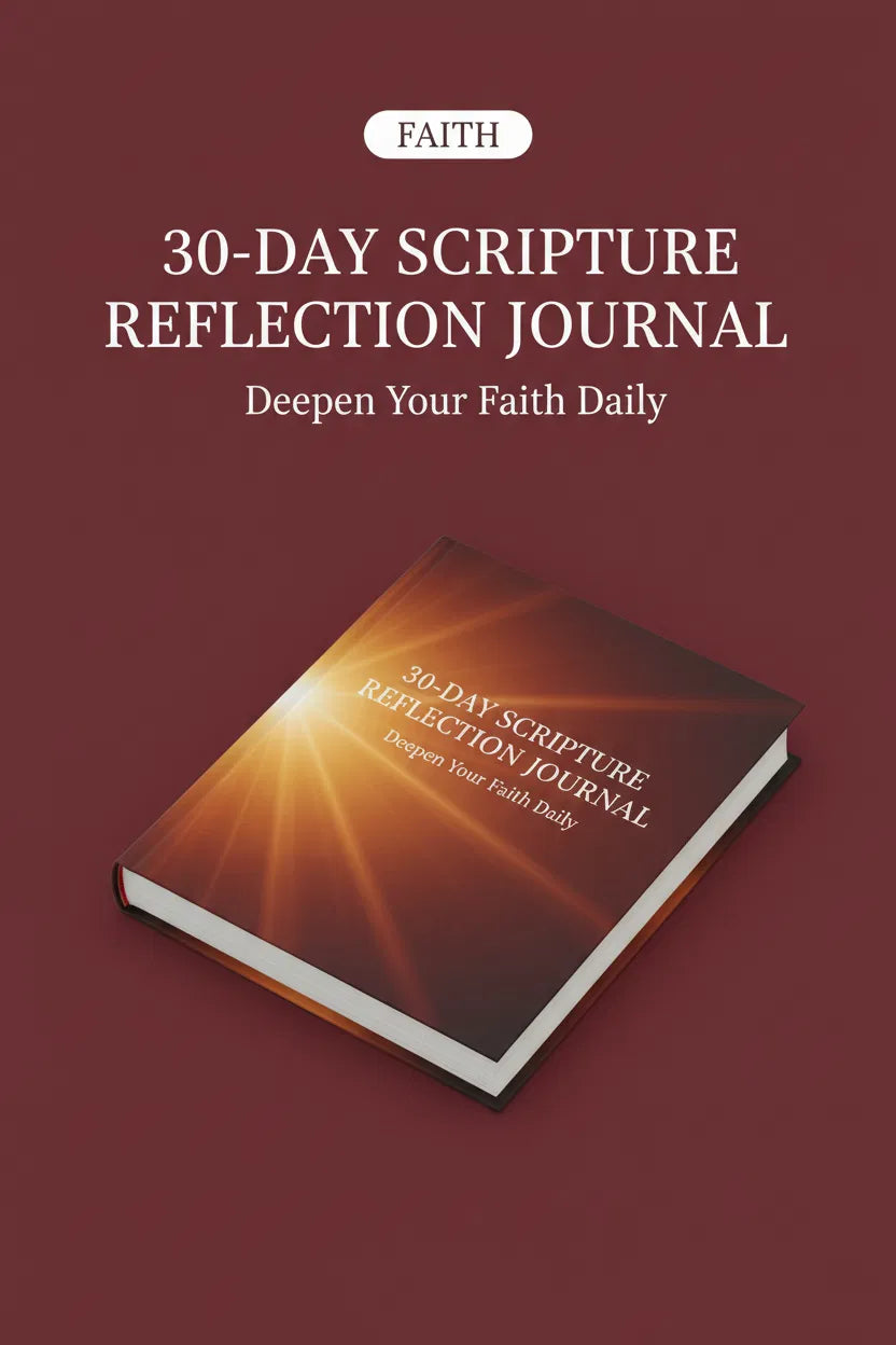 30-Day Scripture Reflection Journal — Deepen Your Faith Daily